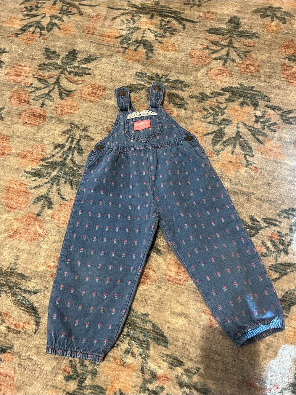Vintage Girls Oshkosh B'gosh Overalls 2T